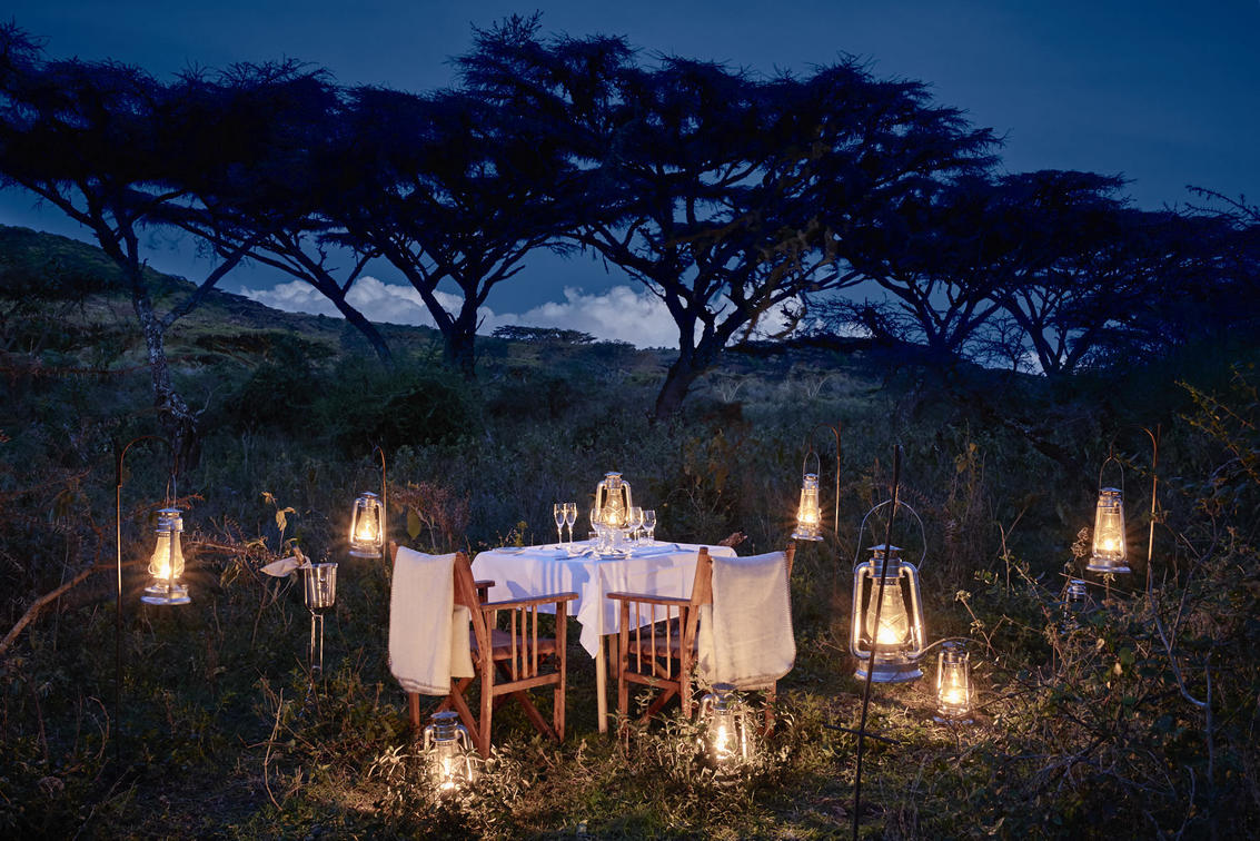 Bush Dinner At Sanctuary Ngorongoro Carter Camp